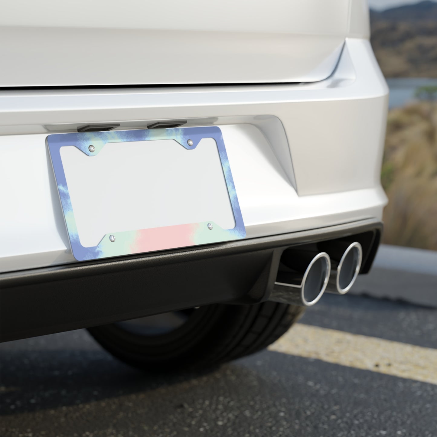 Metal License Plate Frame