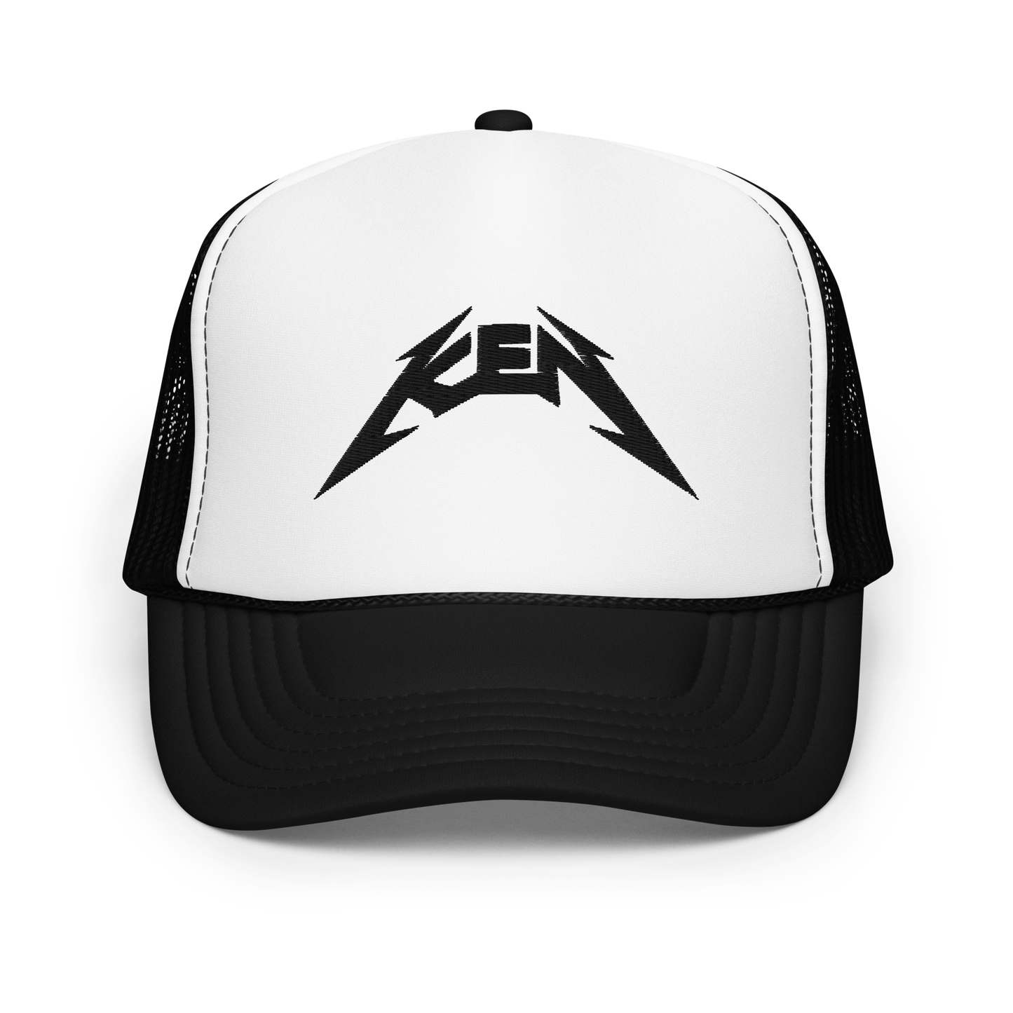 Metal Ken Foam trucker hat