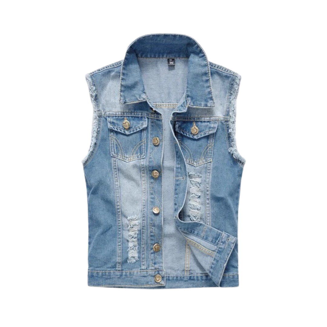 Cut Off Denim Jacket